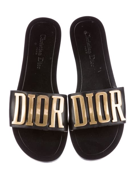 christian dior sandals slides|dior sandals women black.